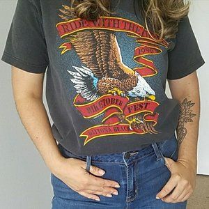 Vintage Biketoberfest Daytona Beach 1996 t-shirt